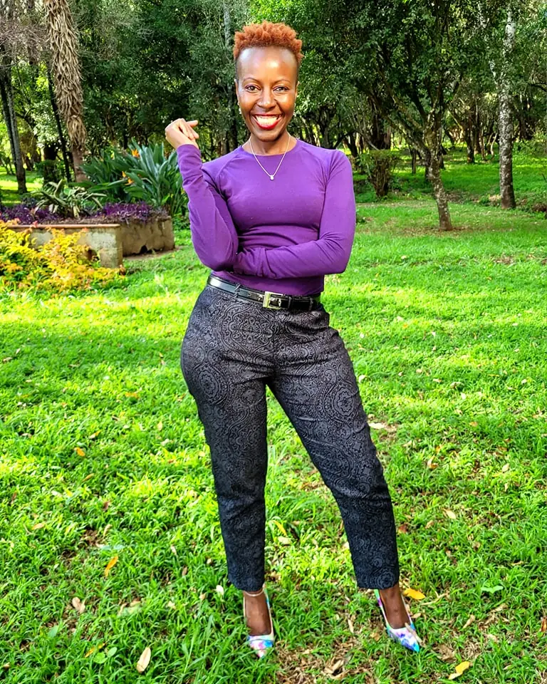 Our Music Director, the beautiful Judith Njuguna
